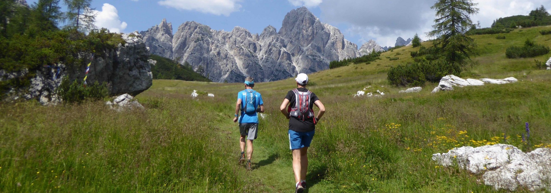 trail run the Dolomites