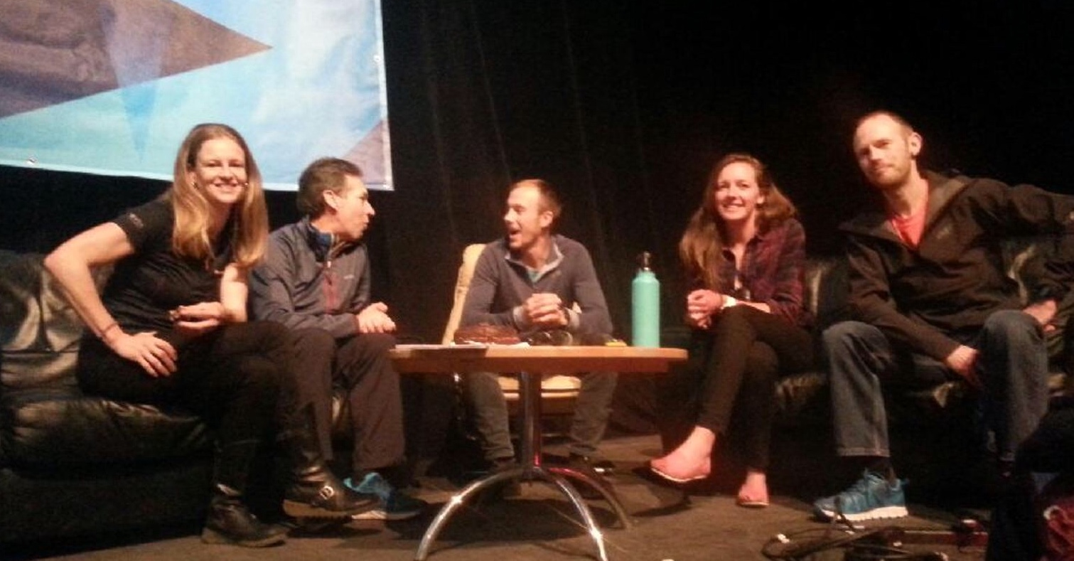 Running panel at the Kendal Festival