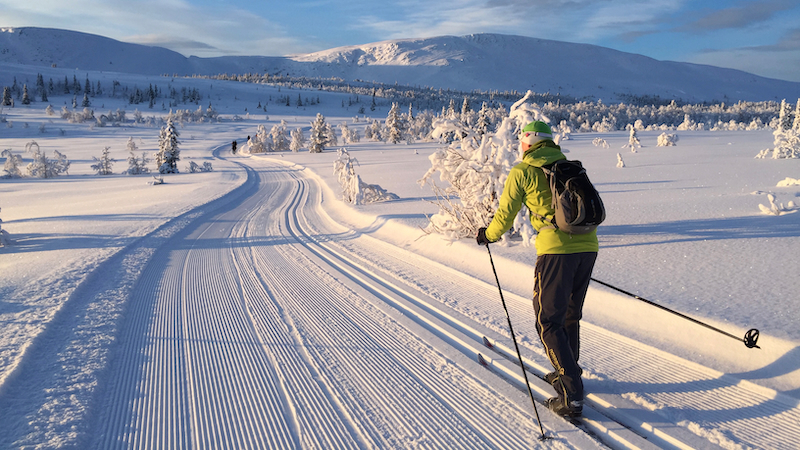 Cross-country skiing in Finland