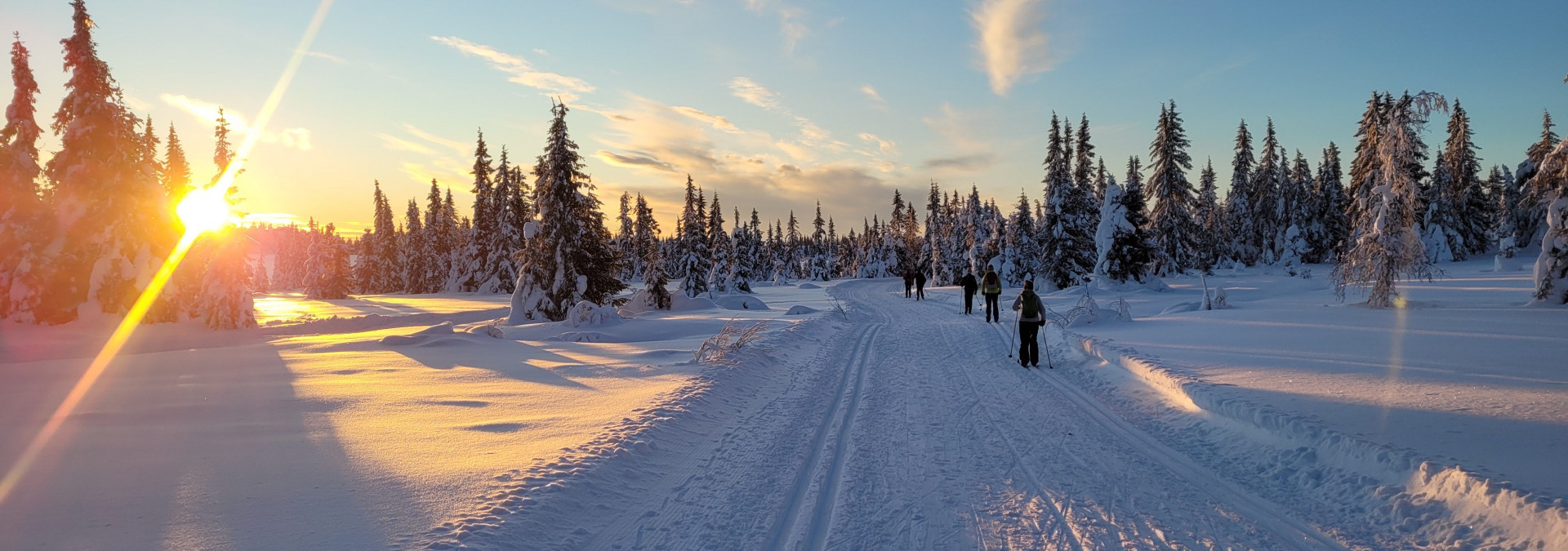 Glorious skiing