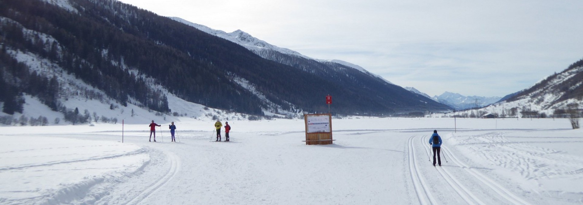 Swiss Alps Cross Country Skiing, Obergoms Valley