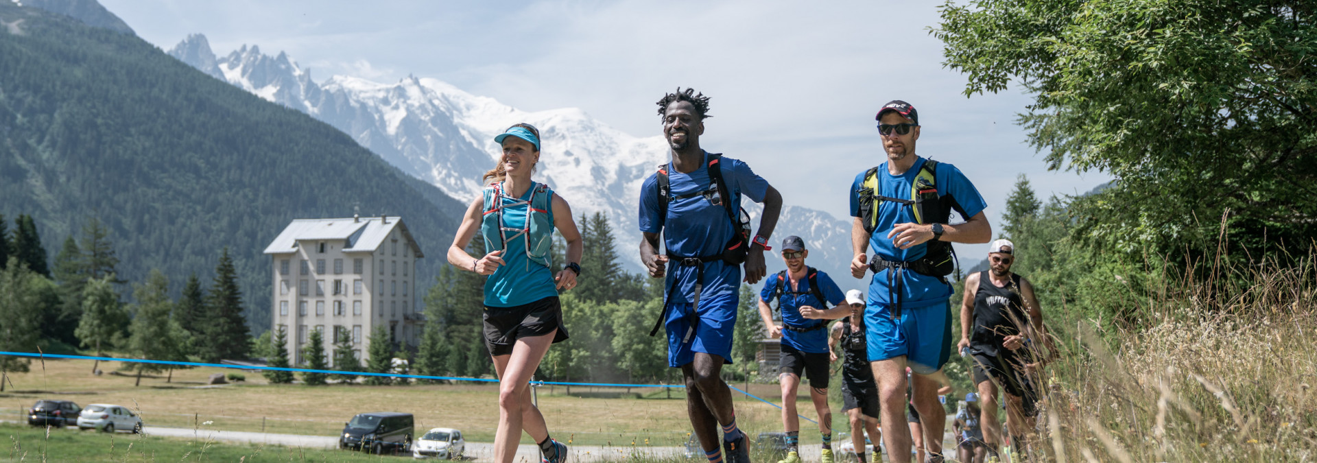 The start of our trail running camp. 