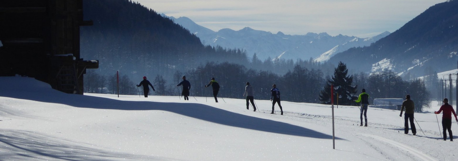 Swiss Alps Cross Country Skiing, Obergoms Valley