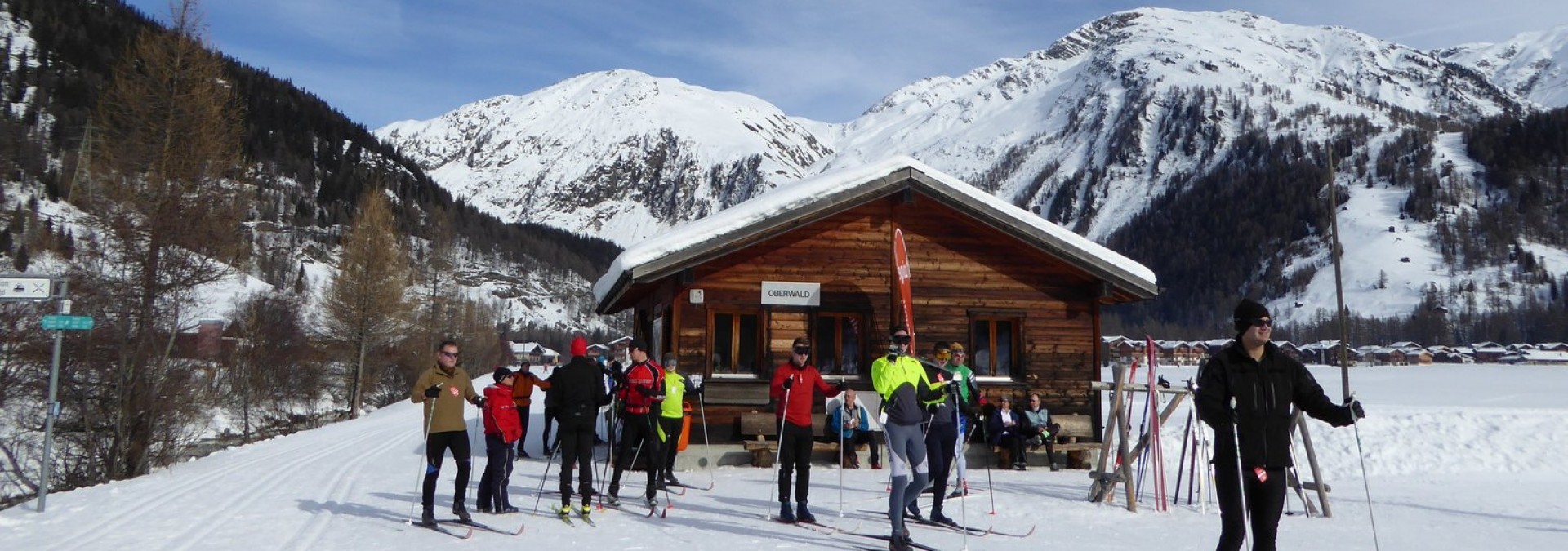 Swiss Alps Cross Country Skiing, Obergoms Valley