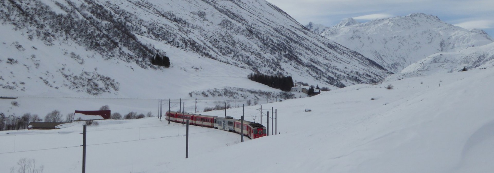 Swiss Alps Cross Country Skiing, Obergoms Valley