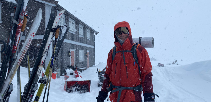 Experiencing the wild Norwegian weather.