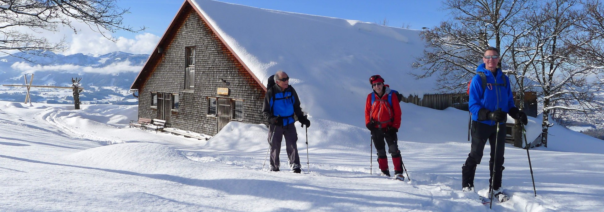 snowshoeing in the Allgäu Alps