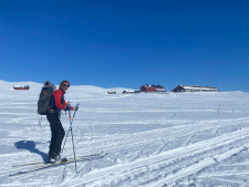 Off-track touring on the Hardangervidda, Norway