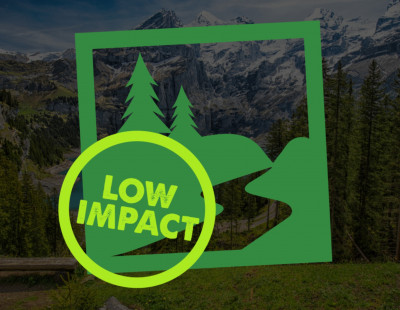 Our new logo for Low Impact adventures, launching in 2024