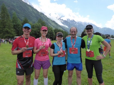 Entering a 10km trail race on a Tracks and Trails running camp in Chamonix, France